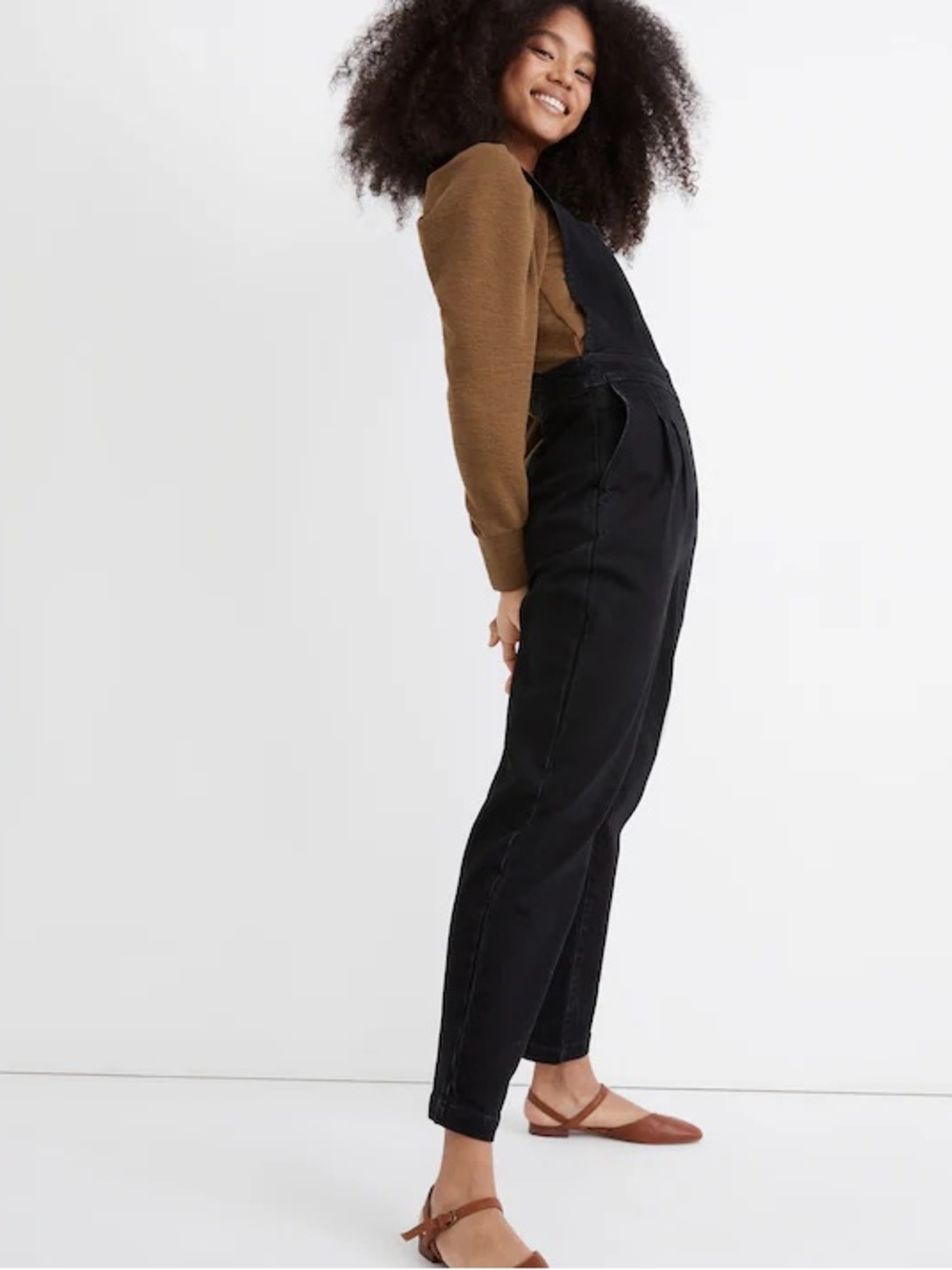 Denim Cross-Back Jumpsuit in Clybourn Wash